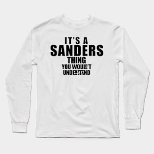 SANDERS THING Long Sleeve T-Shirt